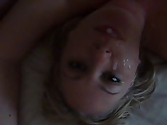 edge of the bed milf facial