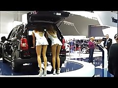 Car-show upskirts of dancing girls