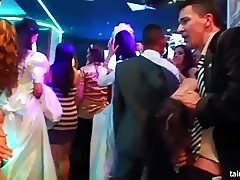 Sexy brides dancing and fucking