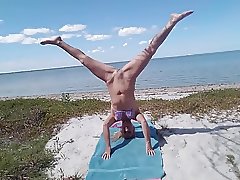 Beach yoga 2