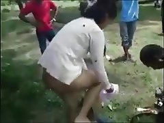 Guy Gets Caught Fucking In A Park