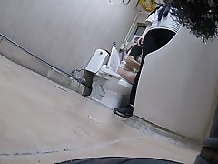 Korean girl using toilet part 3