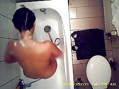 Hidden Cam Shower from a Korean Asian Girl 3scenes 