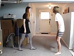Teen Girl Ballbusting Her Boyfriend