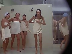 Porkys - Voyeur gloryhole shower scene (solo girls)