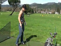 Kortney Olson Golf Swing
