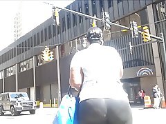 See Thru Blue Panties Spandex Ass Booty Butt